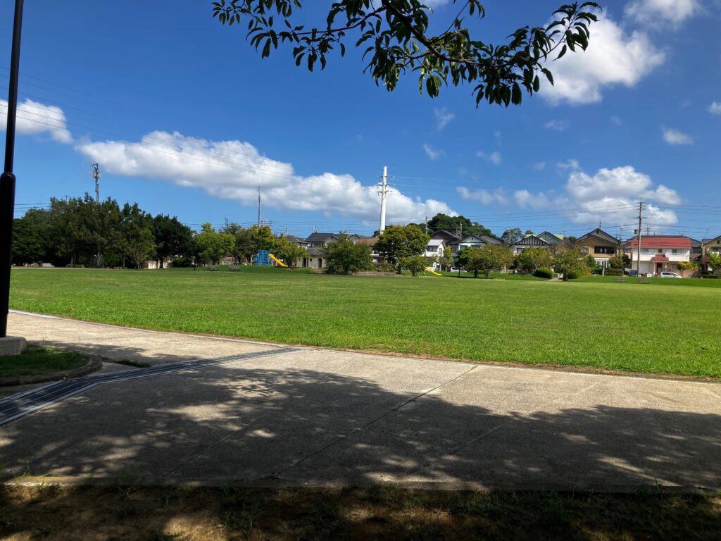 古賀市舞の里にある舞の里公園の様子。
