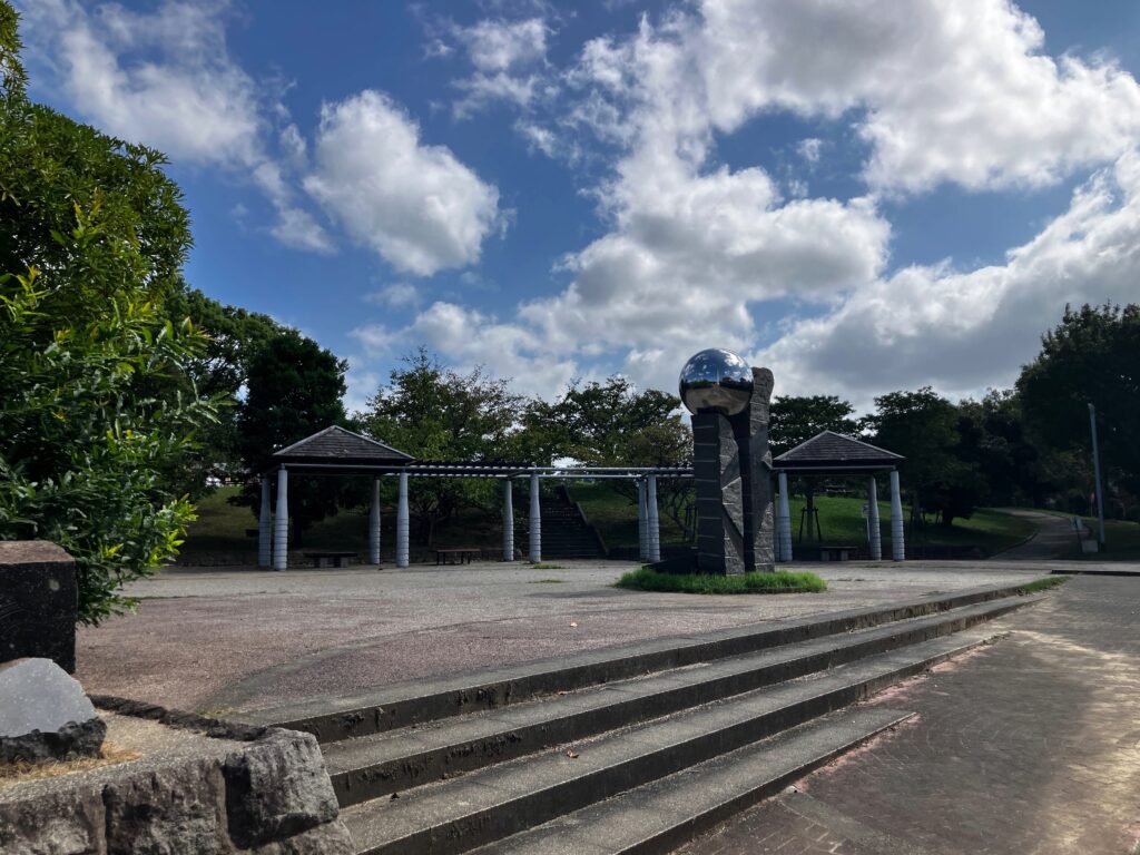 古賀市舞の里にある舞の里公園の様子。